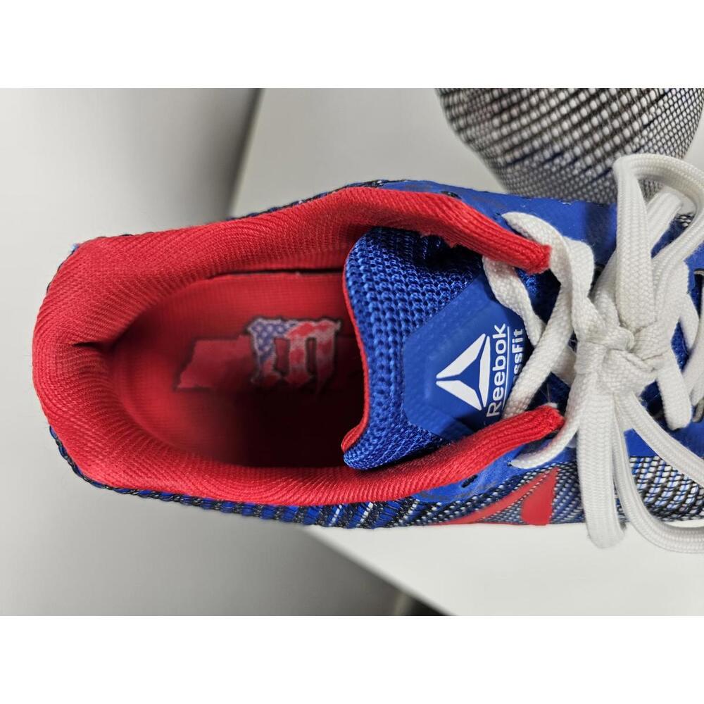 Reebok Nano Mayhem  CrossFit Training Shoes - Blue, Red, and White - Picture 3 of 12